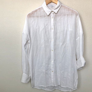 IRO Jeans Brand Drop Shoulder Button Down Top